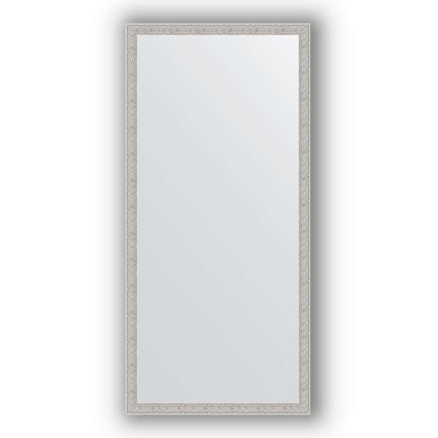 Зеркало в багетной раме Evoform Definite BY 3326 71 x 151 см, волна алюминий 