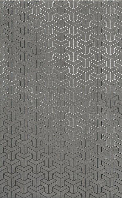 Керамическая плитка Kerama Marazzi Декор Ломбардиа серый темный 25х40