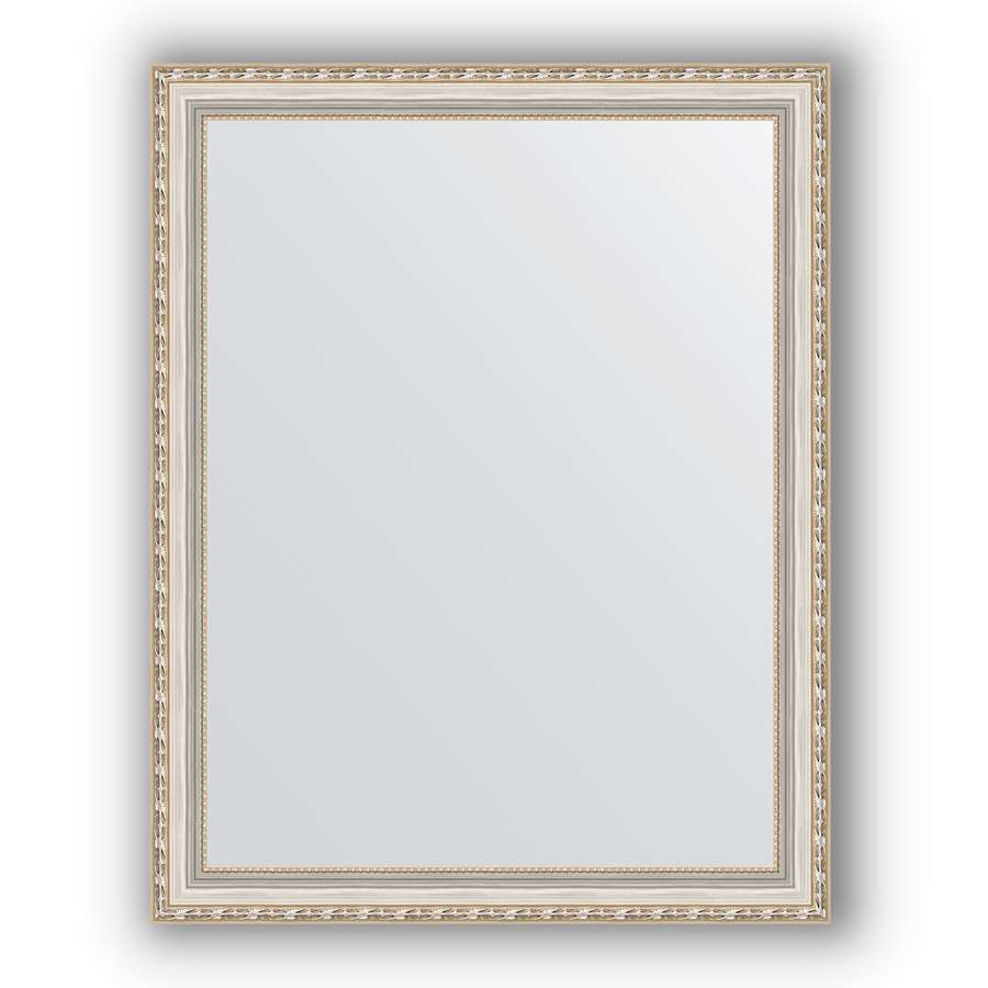 Зеркало в багетной раме Evoform Definite BY 3270 75 x 95 см, Версаль серебро 