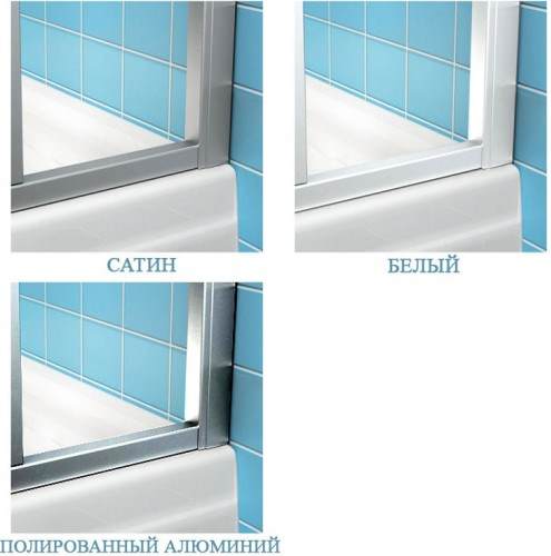 Душевая дверь Ravak Matrix MSDPS-120/80 правый сатин стекло прозрачное транспарент