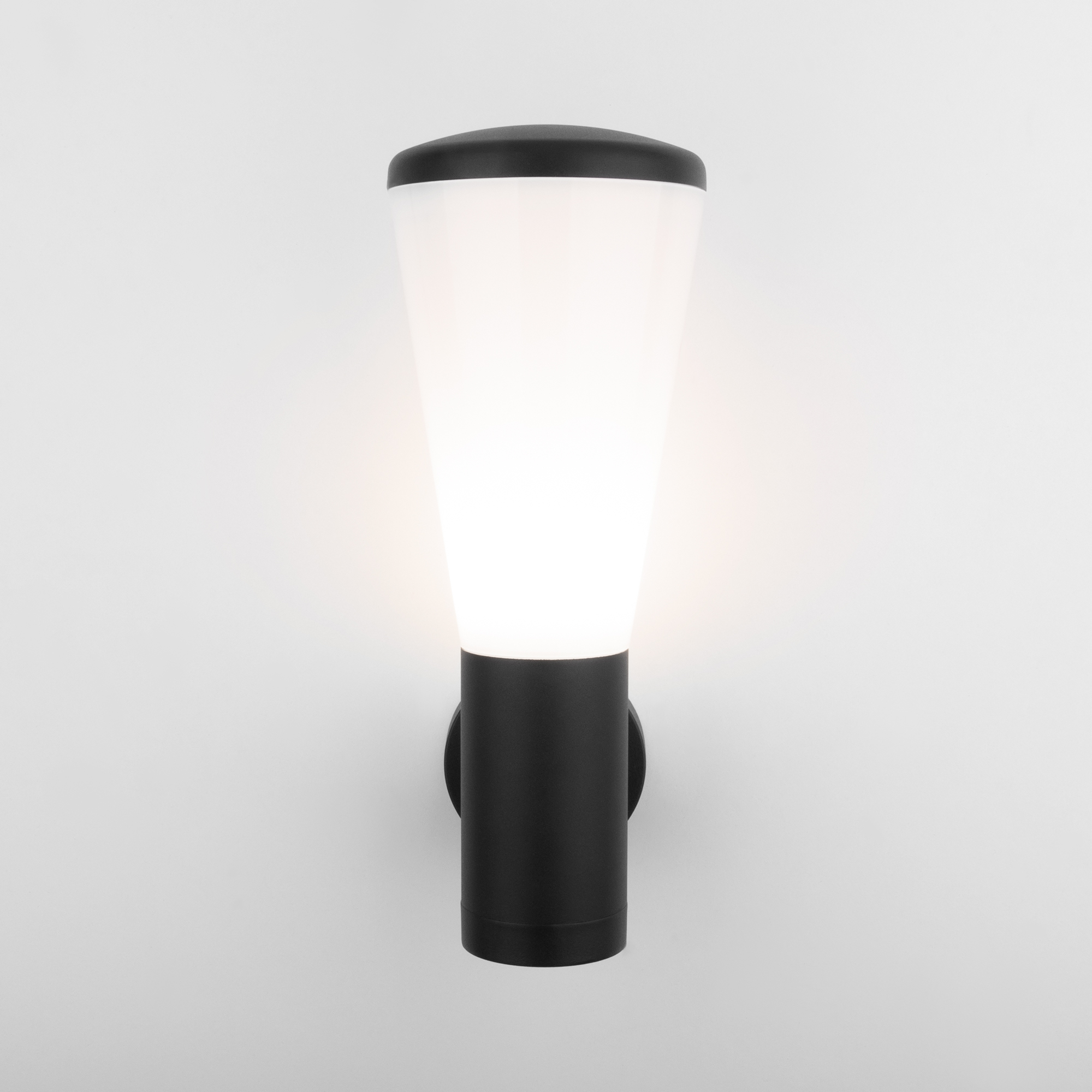 Настенный уличный светильник IP54 черный Elektrostandard Cone 1416 TECHNO 4690389068461