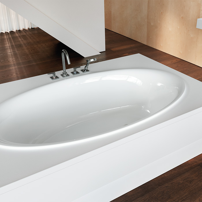 Стальная ванна Bette Eve, с шумоизоляцией 180х100х45 см, с BetteGlasur ® Plus, белая, 6043-000 PLUS