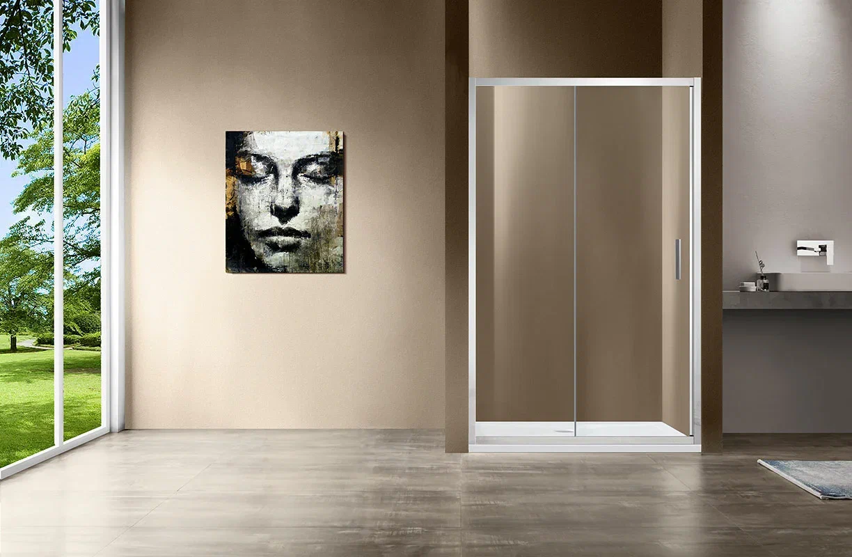 Душевая дверь Vincea Garda VDS-1G110CL, 110, хром, стекло прозрачное - изображение 3