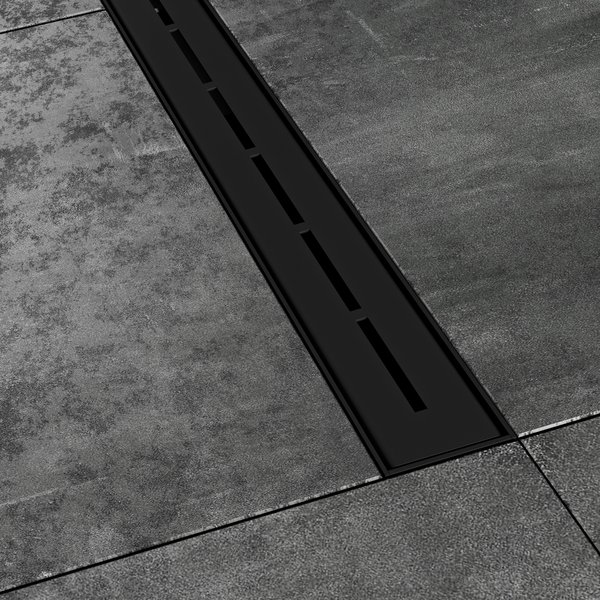 Душевой лоток Ravak Oz Runway 85 см X01751, черный, черный