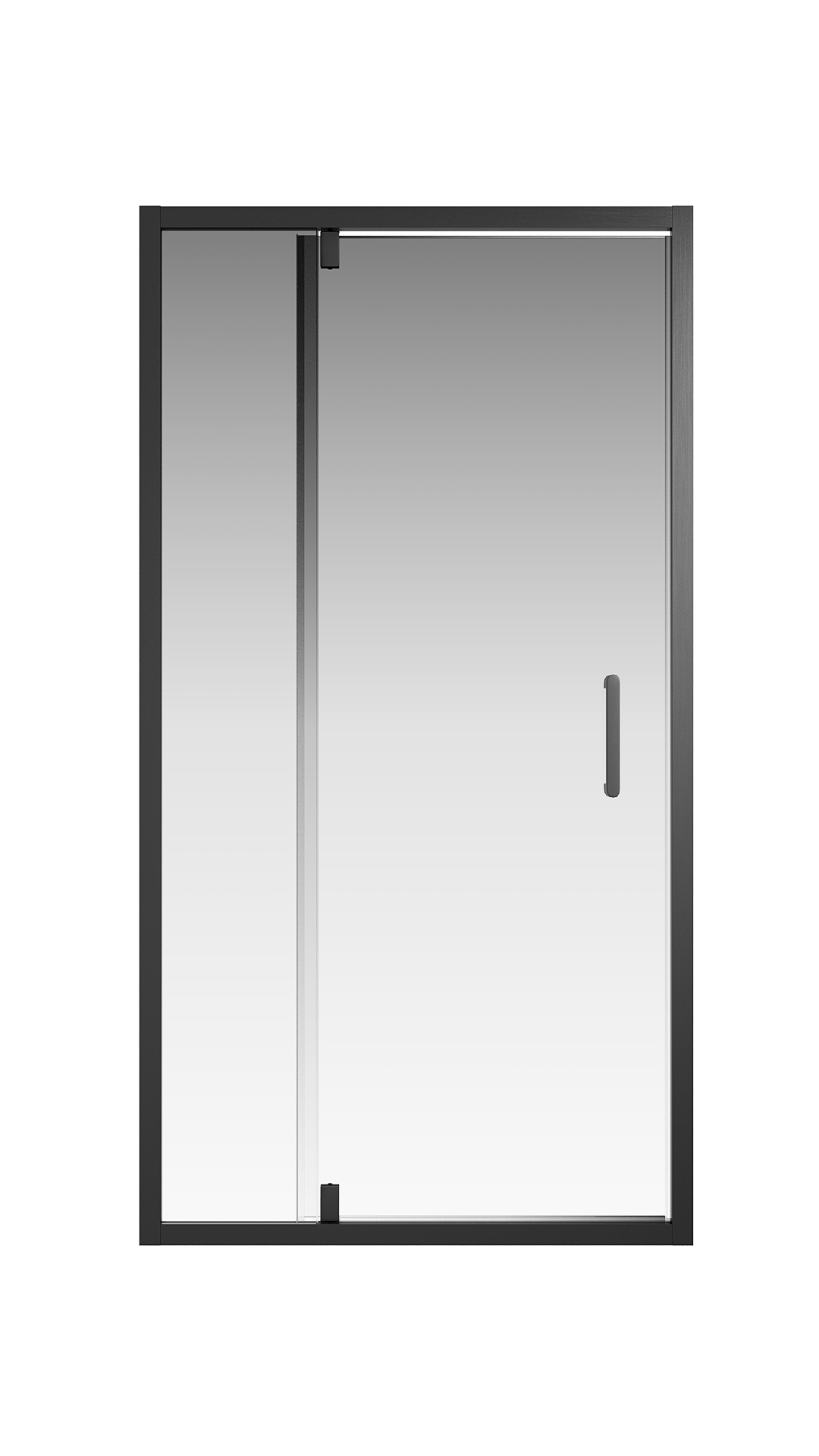 Душевой уголок Creto Astra стекло прозрачное профиль черный 100х90 см, 121-WTW-100-C-B-6 + 121-SP-900-C-B-6 