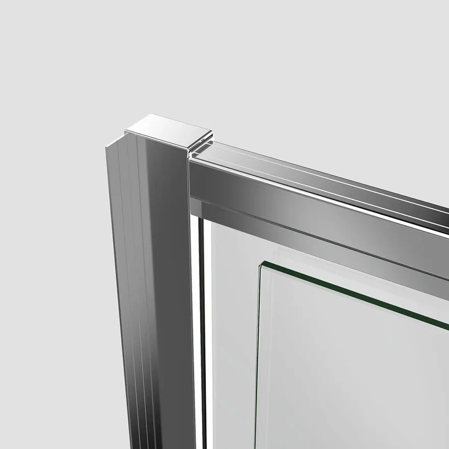Душевая дверь Vincea Intra 90x190 см, VDP-1I8090CL, профиль хром, стекло прозрачное - 4 изображение