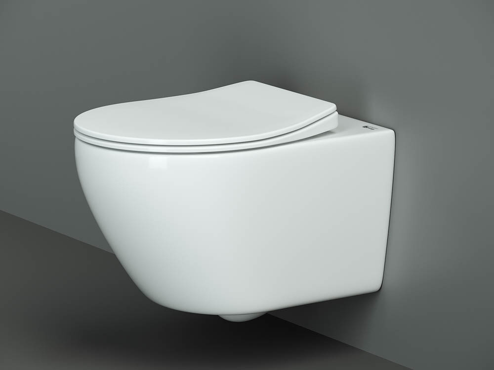 Комплект подвесной безободковый унитаз Ceramica Nova Pearl с крышкой-сиденьем CN8001  +  инсталляция Am.Pm ProI 012704