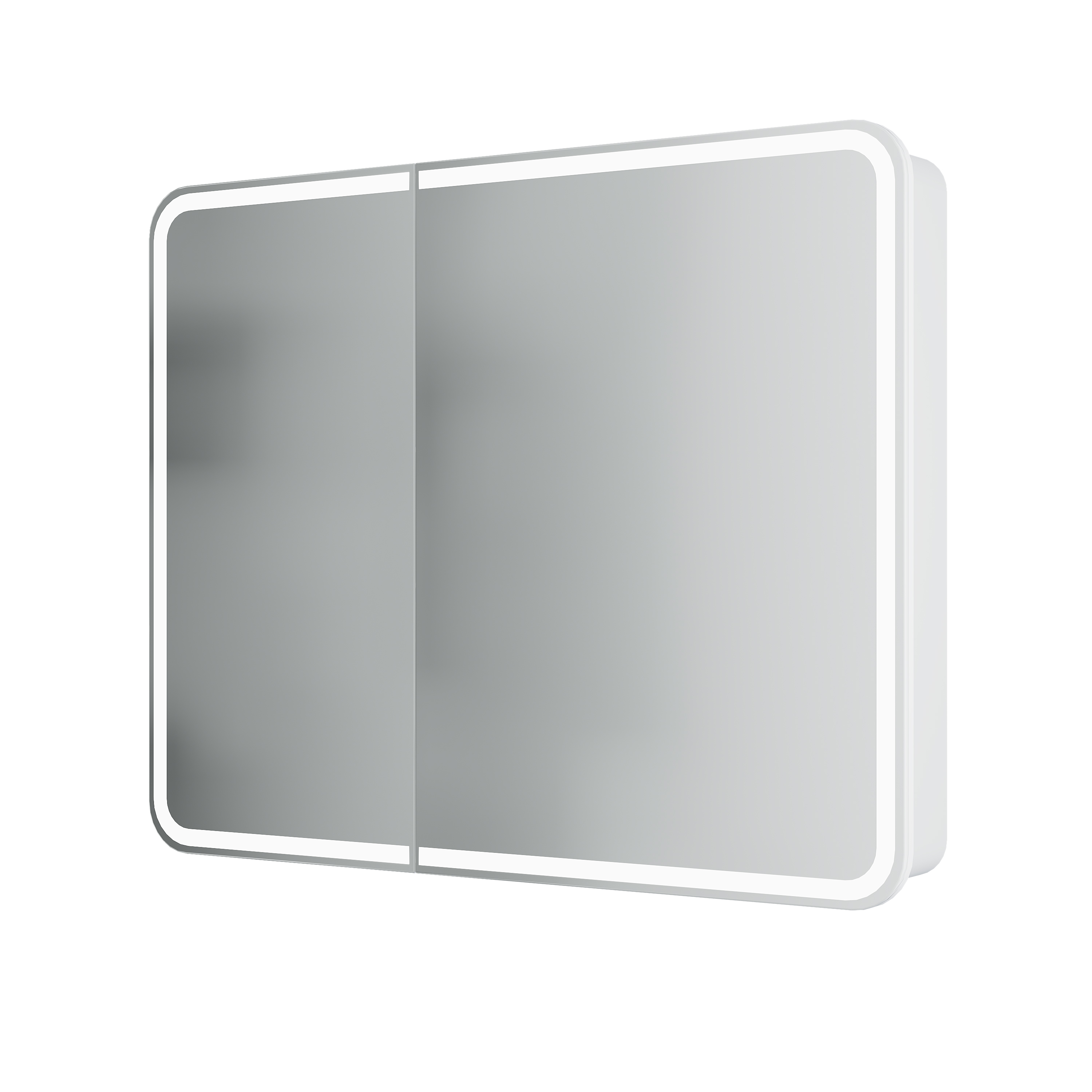 Зеркальный шкаф Creto Eles с LED-подсветкой 1000х800