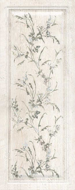 Плитка Кантри Шик белый панель декорированный 20х50 бордюр багет кантри шик белый декорированный 5х20