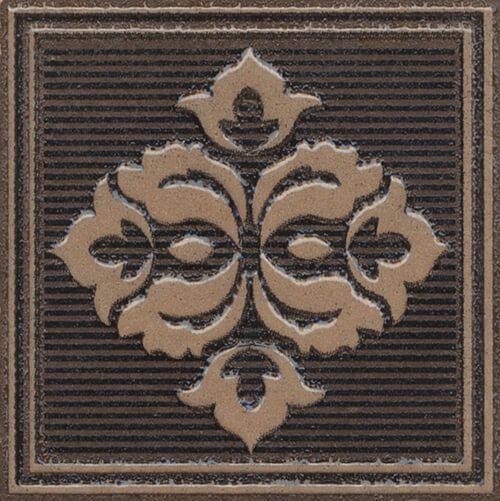 Плитка из керамогранита матовая Kerama Marazzi Версаль 7x7 коричневый (AD\B400\SG9297)