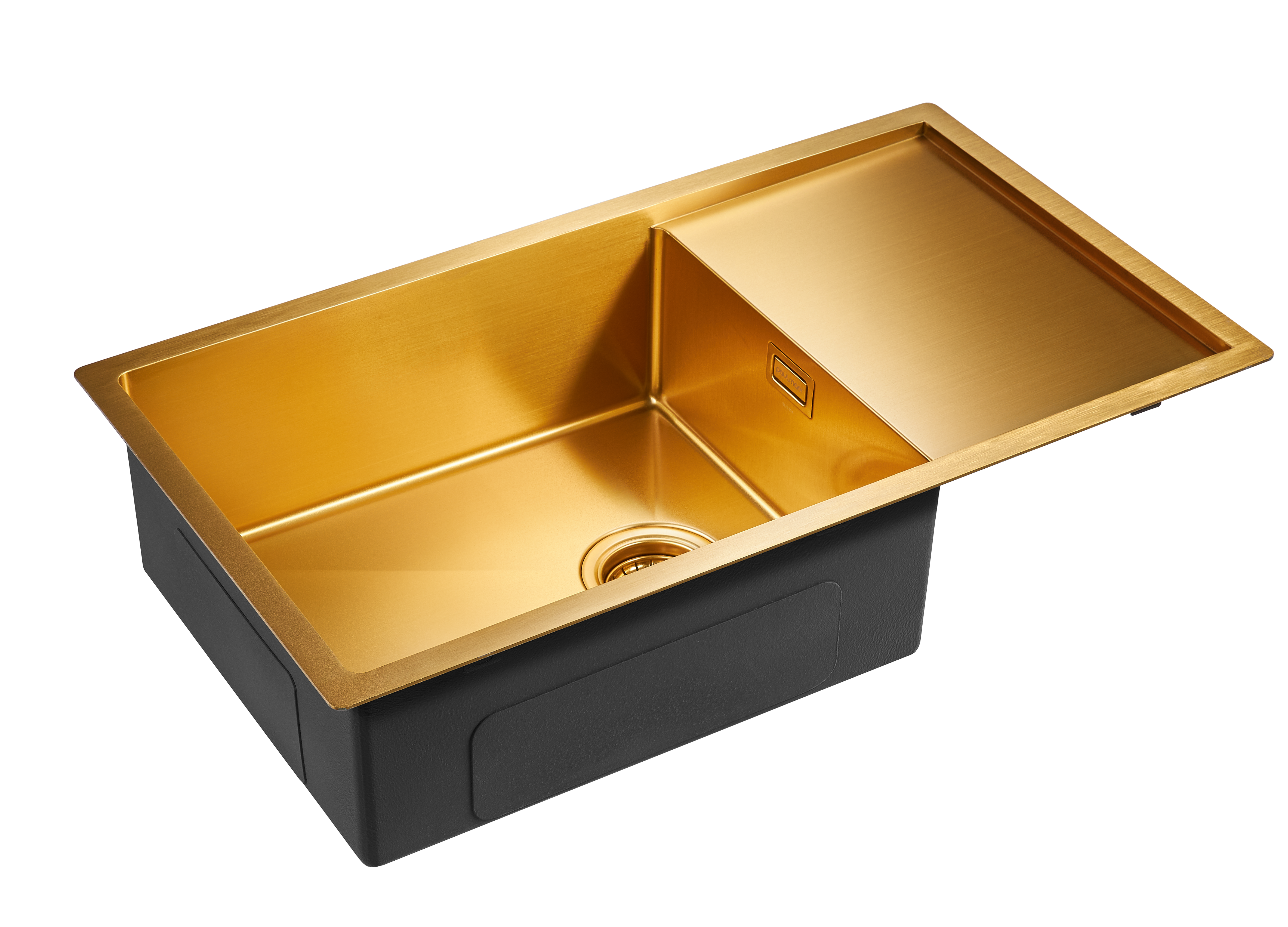 Мойка кухонная Paulmark Platte PM807844-BG брашированное золото
