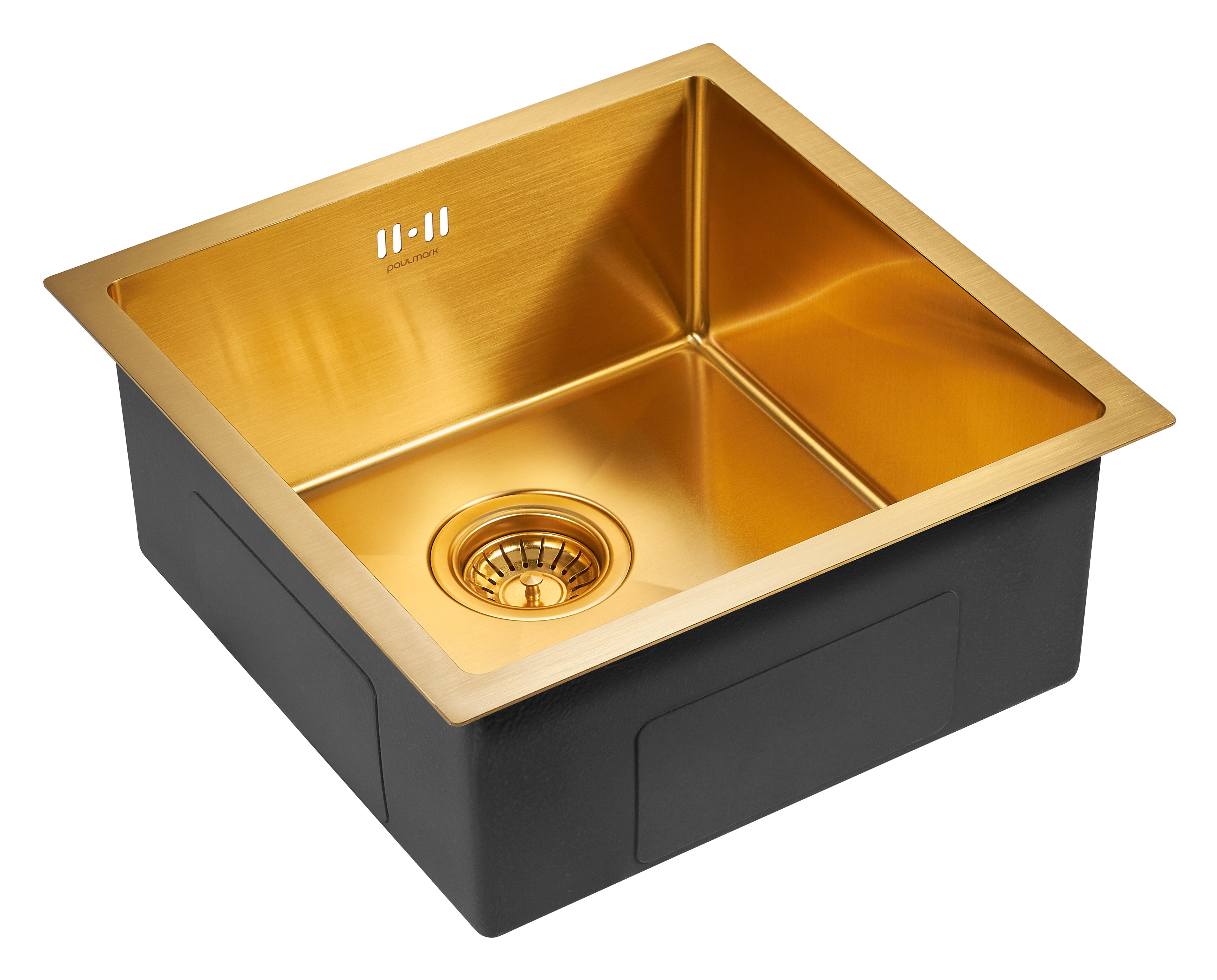 Мойка кухонная Paulmark Gerberg PM214444-BG брашированное золото