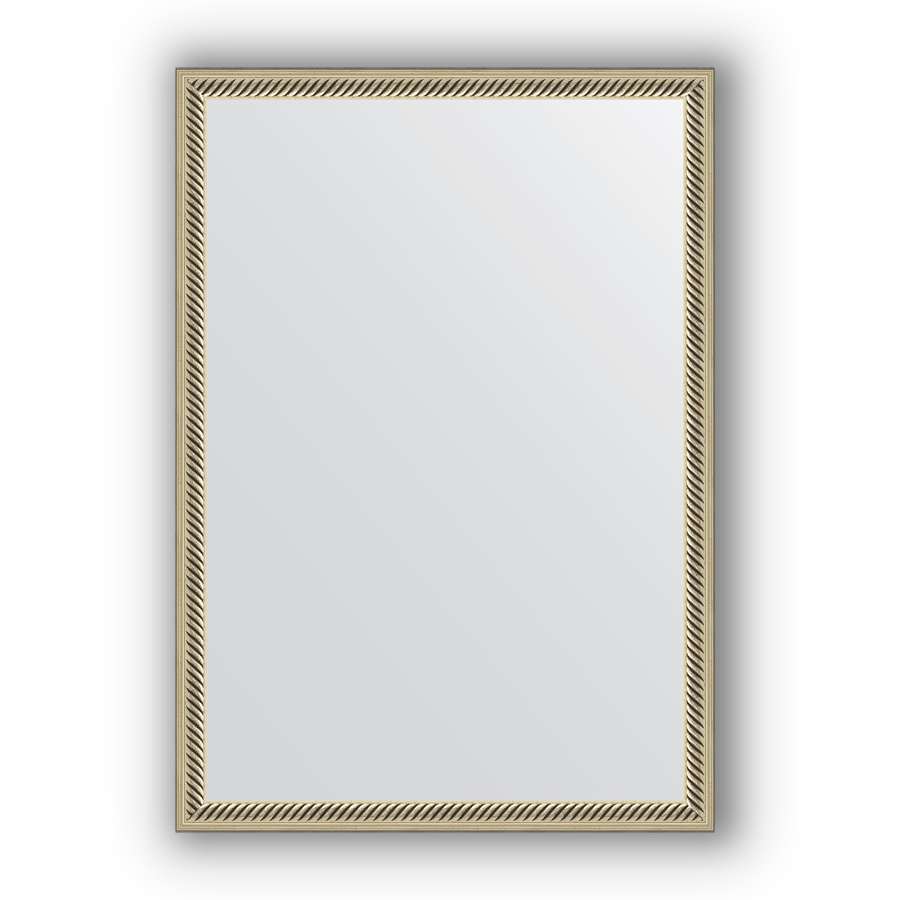 Зеркало в багетной раме Evoform Definite BY 0622 48 x 68 см, витое серебро 