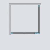 Боковая стенка Radaway Nes KDS II 80 см 10040080-01-01 стекло прозрачное, профиль хром - 5 изображение