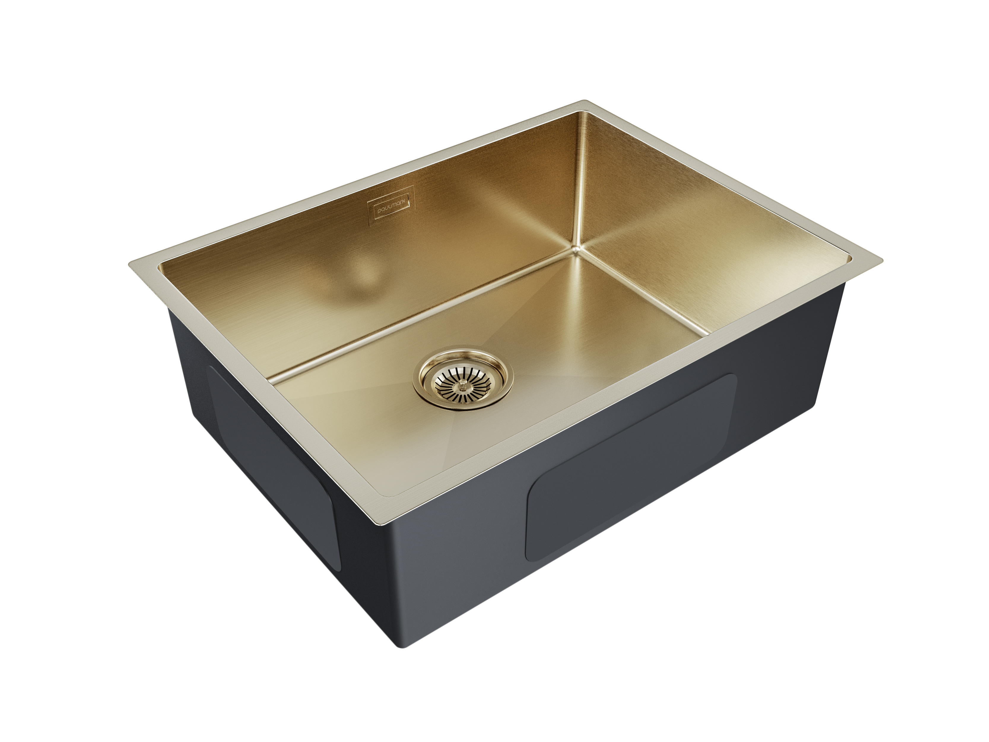 Мойка кухонная Paulmark Next PM215844-BG брашированное золото