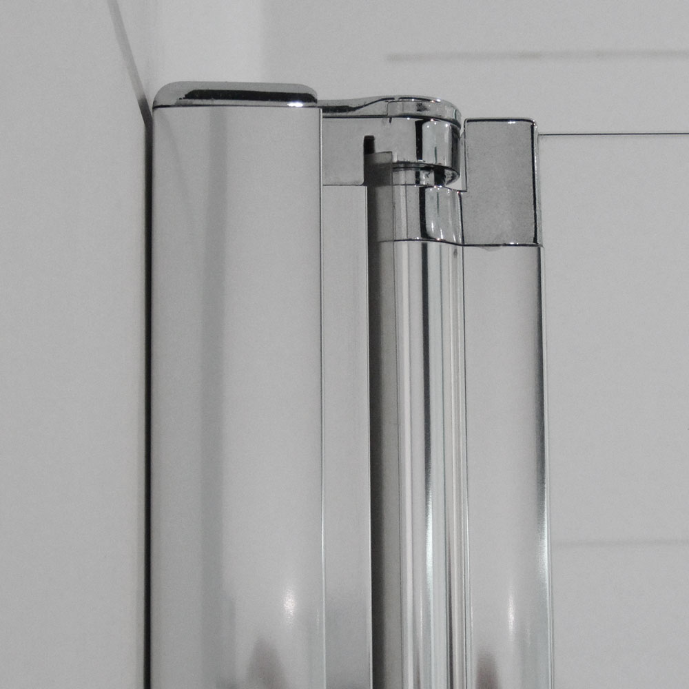 Душевой уголок Cezares ELENA-W-ASH-1-80/90-C-Cr стекло прозрачное