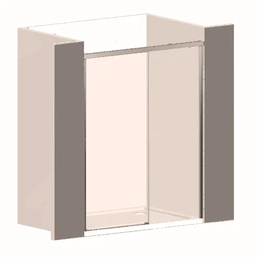 Душевая дверь Vincea Garda 100x190 см, VDS-1G100CH, профиль хром, стекло рифленое - 8 изображение