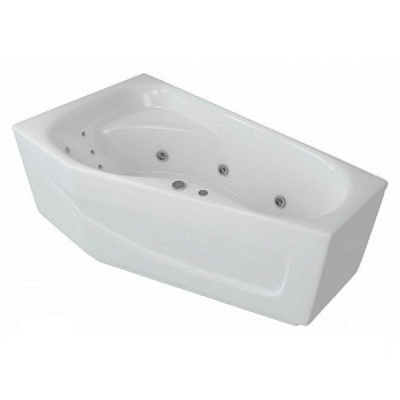 Акриловая ванна Aquatek Медея 170х95 см MED180-0000018 с гидромассажем, белый