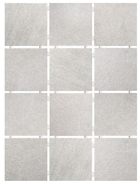 Керамическая плитка Kerama Marazzi Плитка Караоке серый, полотно 30х40 из 12 частей 9,9х9,9 