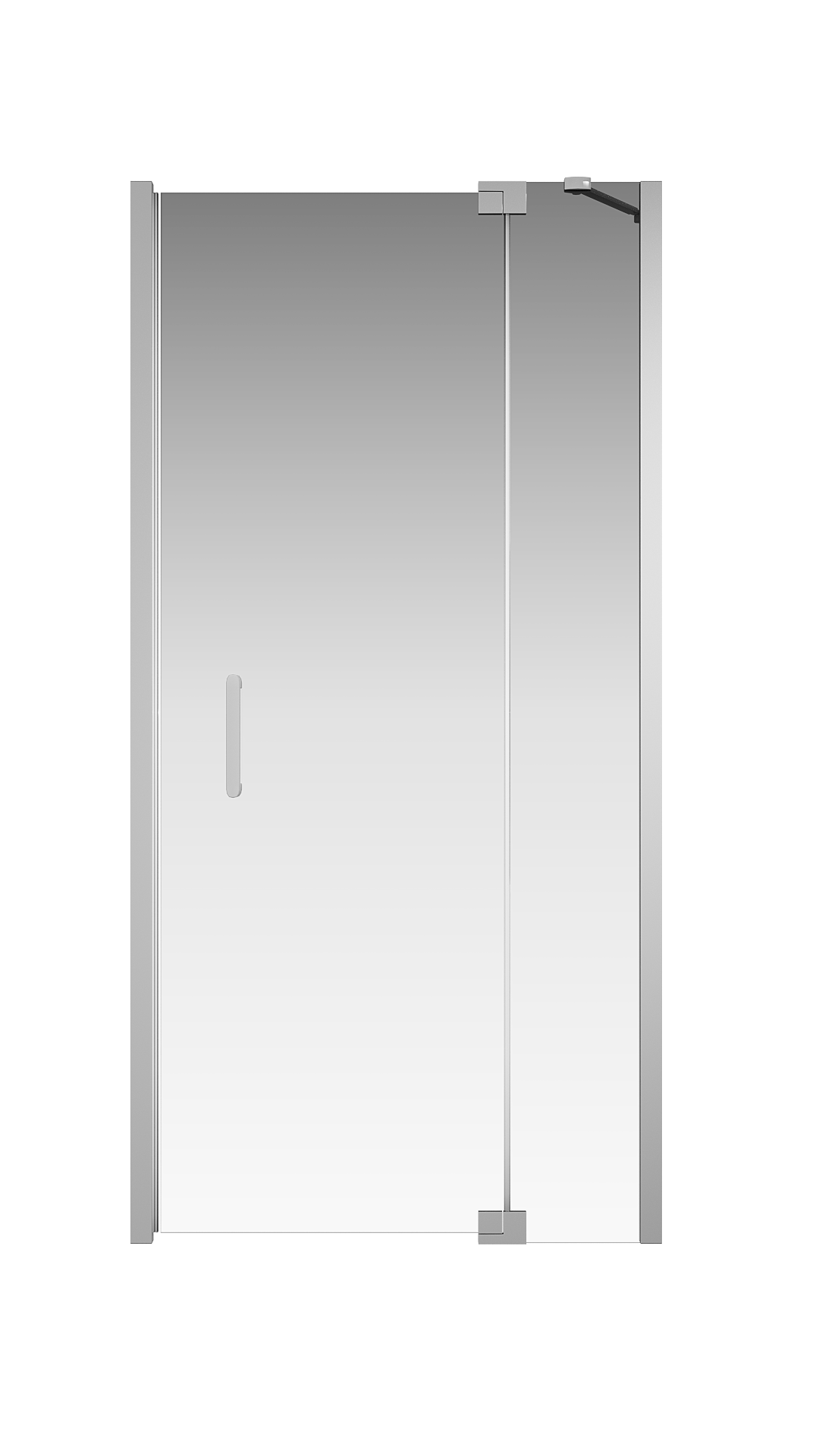 Душевой уголок Creto Tenta стекло прозрачное профиль хром100х70 см, 123-WTW-100-C-CH-8 + 123-SP-700-C-CH-8 