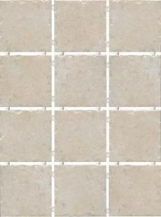 Керамическая плитка Kerama Marazzi Плитка Каламкари серый,  полотно 30х40 из 12 частей 9,9х9,9