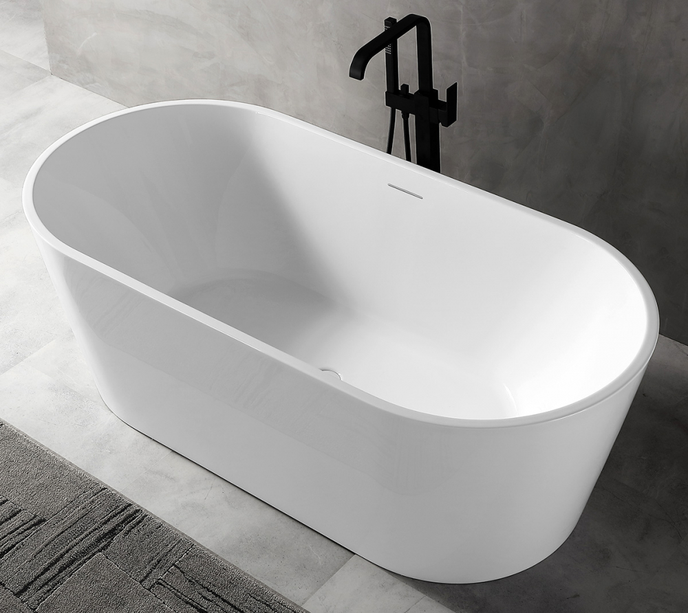 Акриловая ванна Abber 150х75 см AB9320-1.5, белый