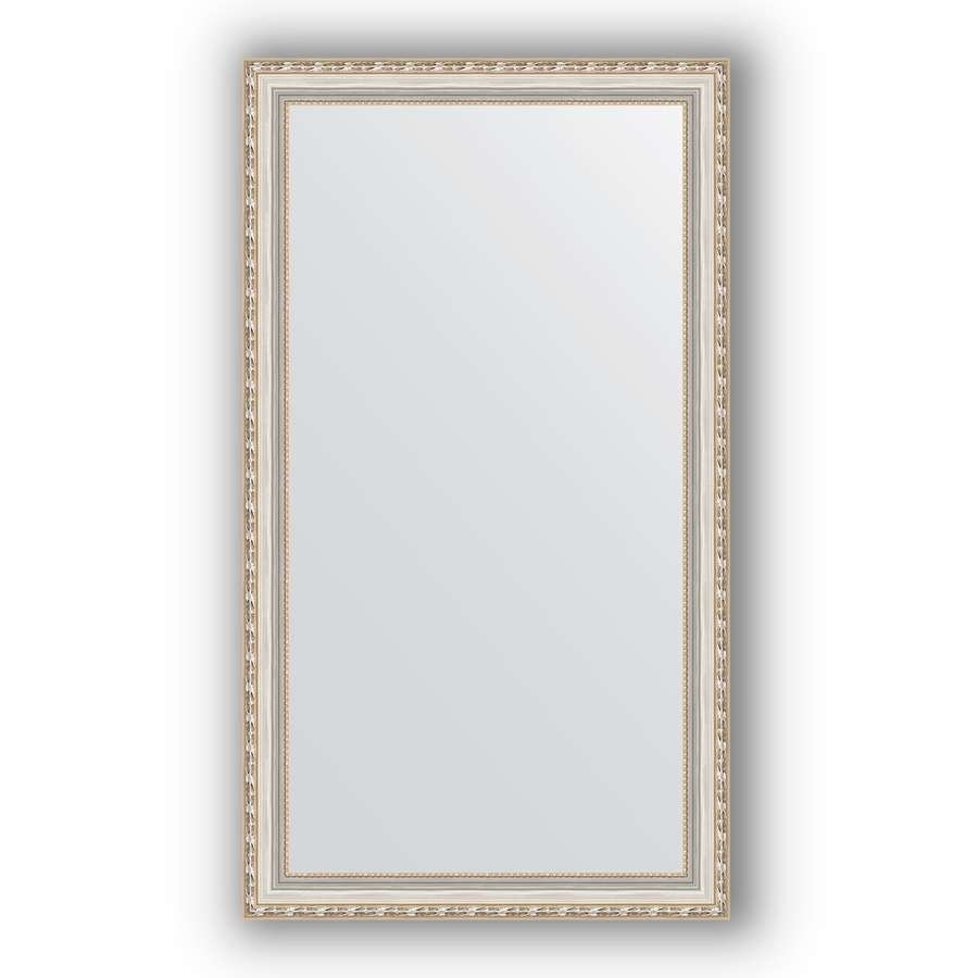 Зеркало в багетной раме Evoform Definite BY 3206 65 x 115 см, Версаль серебро 