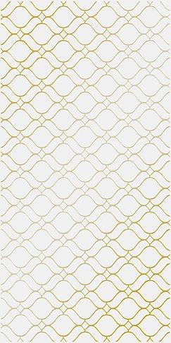 Керамическая плитка Cersanit Вставка Deco орнамент золотистый 29,8х59,8 