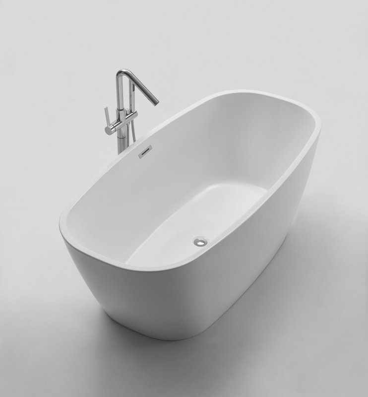 Акриловая ванна BelBagno 170х78 см BB72-1700-W0 без перелива, белый