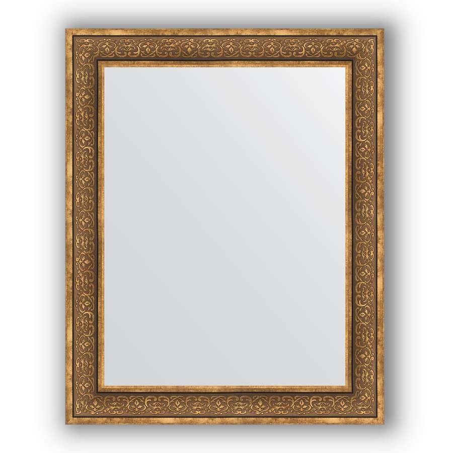 Зеркало в багетной раме Evoform Definite BY 3287 83 x 103 см, вензель бронзовый 