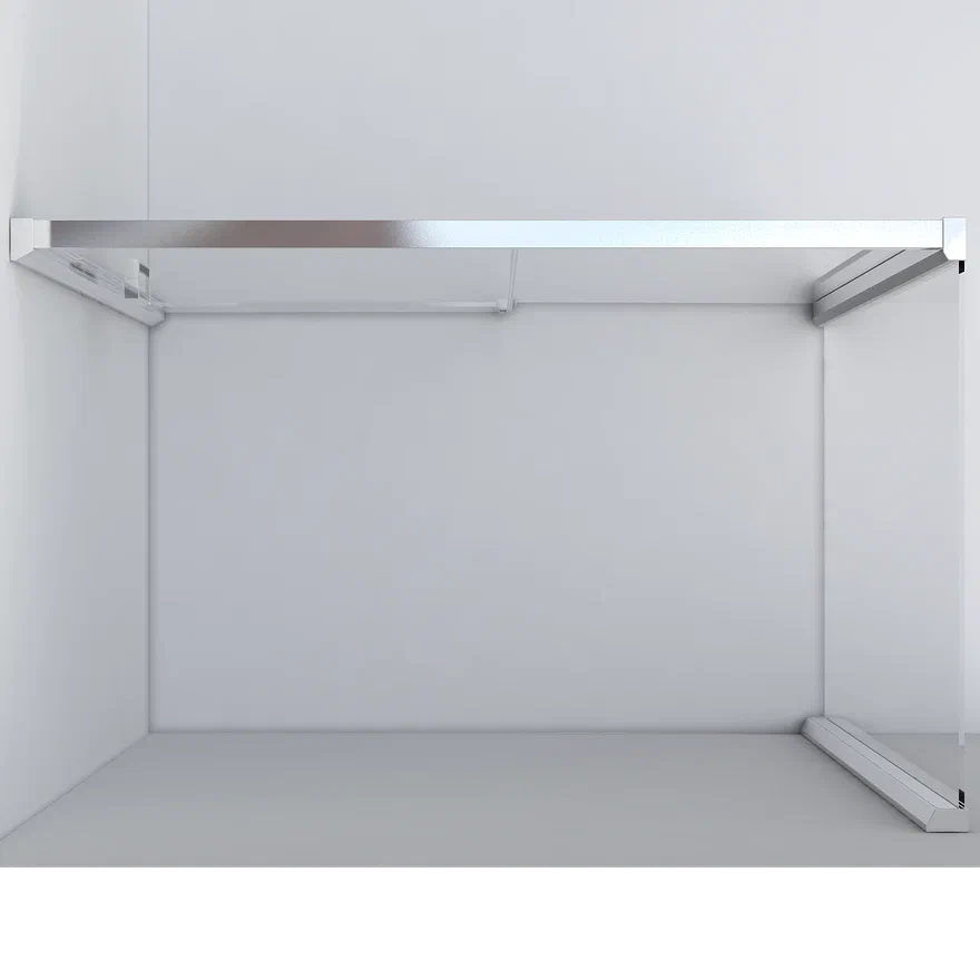Душевой уголок Vincea Lugano VSR-1L1013CL-1 130x100 см хром, стекло прозрачное, Easy Clean - 3 изображение