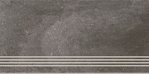 Керамогранит Cersanit Ступень Lofthouse темно-серый 29,7х59,8