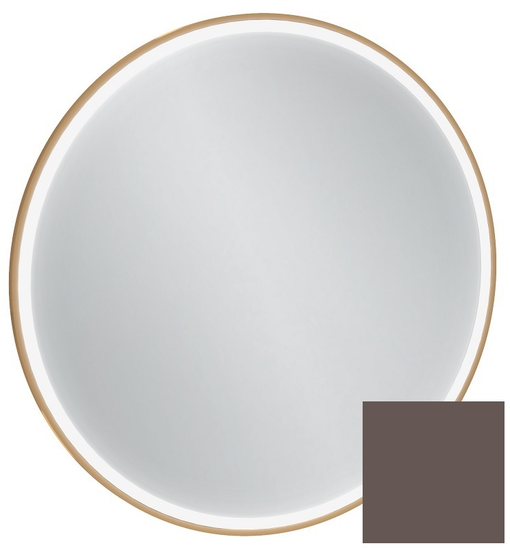 Зеркало Jacob Delafon Odeon Rive Gauche 70 см EB1289-S32 светло-коричневый сатин, с подсветкой 