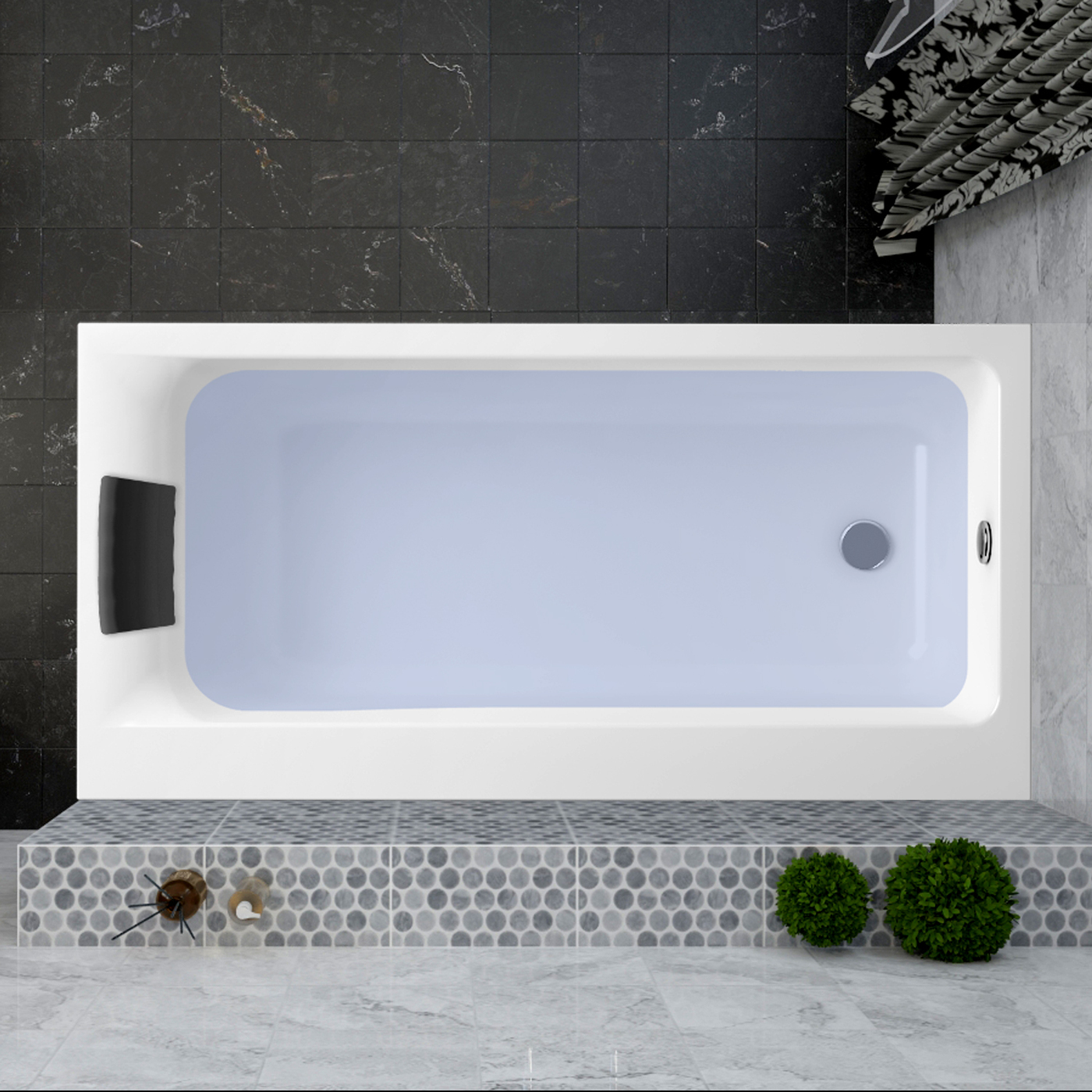 Акриловая ванна Lavinia Boho Catani, 160x80 см. правая, 36350HAC