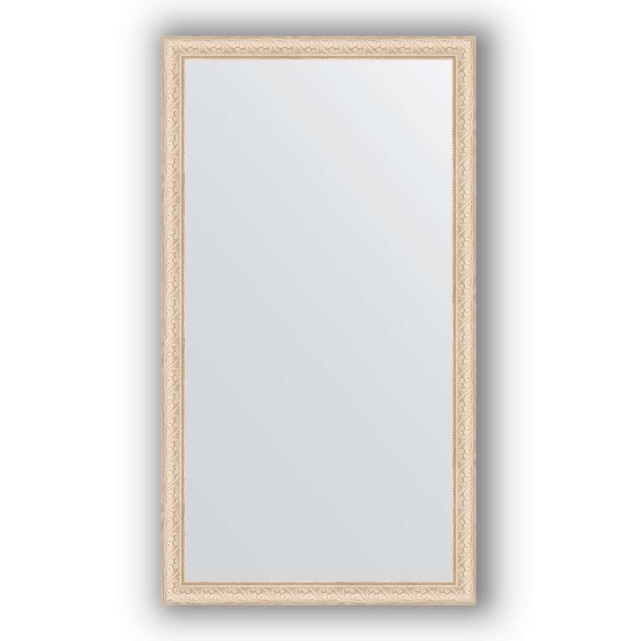 Зеркало в багетной раме Evoform Definite BY 1101 74 x 134 см, беленый дуб 