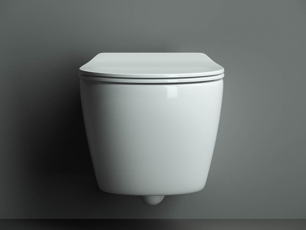 Комплект подвесной безободковый унитаз Ceramica Nova Pearl с крышкой-сиденьем CN8001  +  инсталляция Grohe Rapid SL 38775001 4 в 1 с кнопкой смыва
