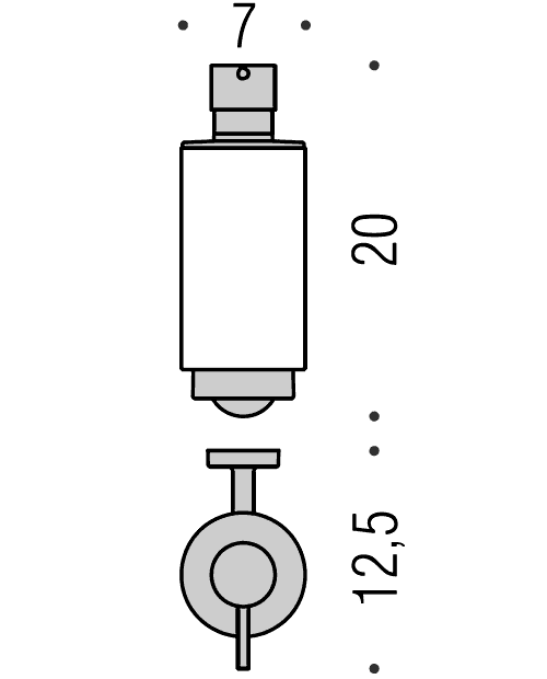 Дозатор для жидкого мыла Colombo Nordic B9323 - изображение 2