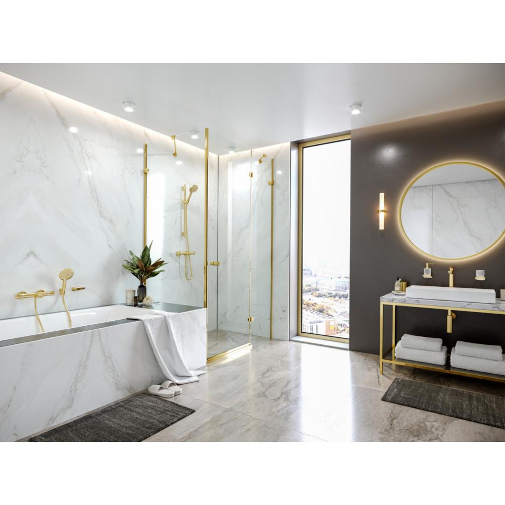 Термостат Hansgrohe Ecostat Comfort 13114990 для ванный с душем, полированное золото