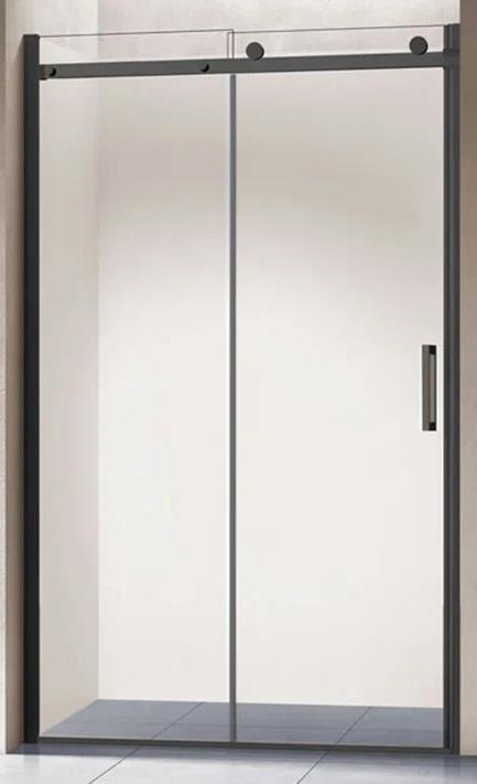 Душевая дверь Vincea Como 120 см черный, стекло прозрачное, VDS-1C120CLB 