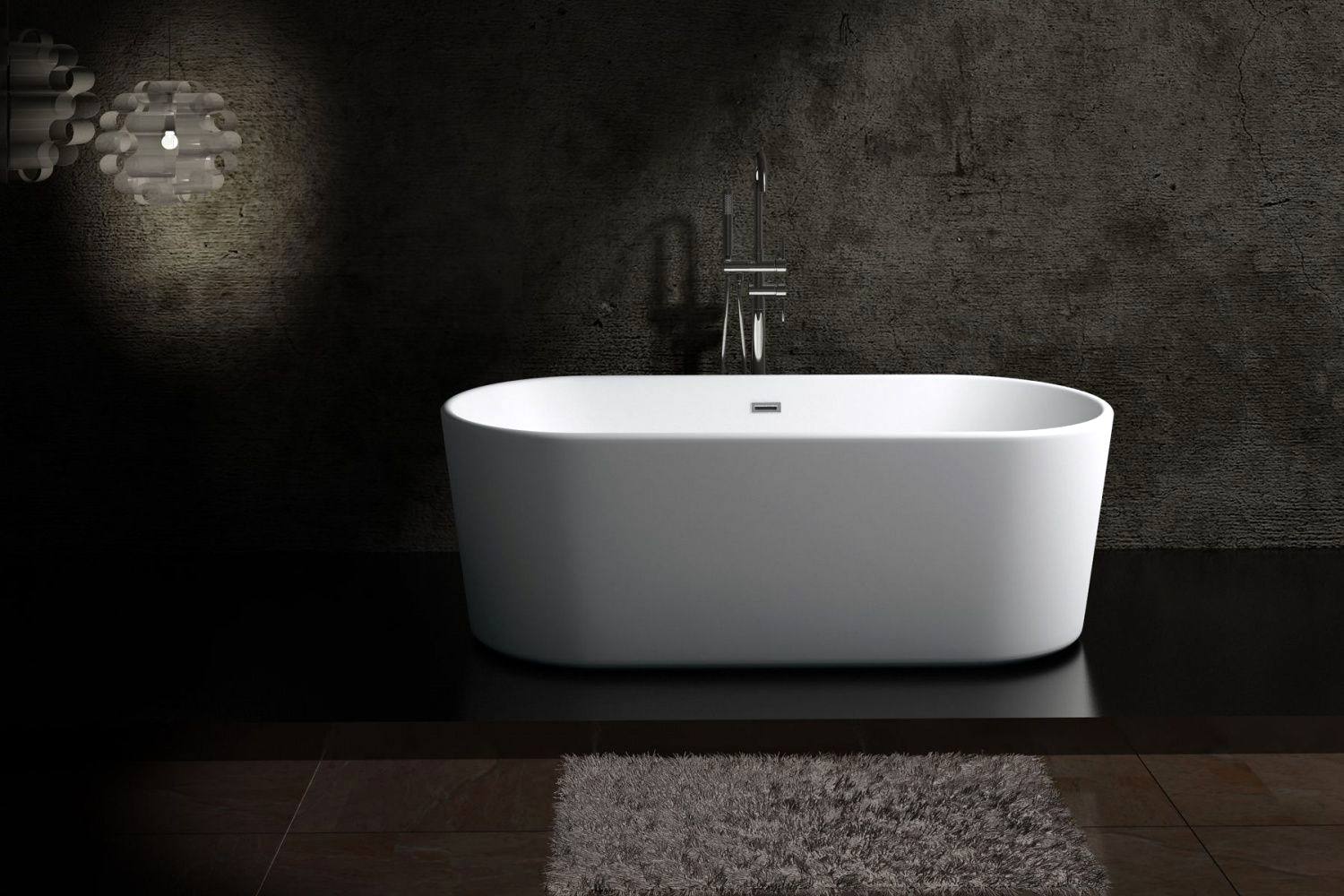 Акриловая ванна Art&Max 170х70 см AM-525-1700-745, белый