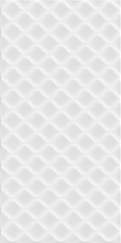 Керамическая плитка Cersanit Плитка Deco рельеф белый 29,8х59,8