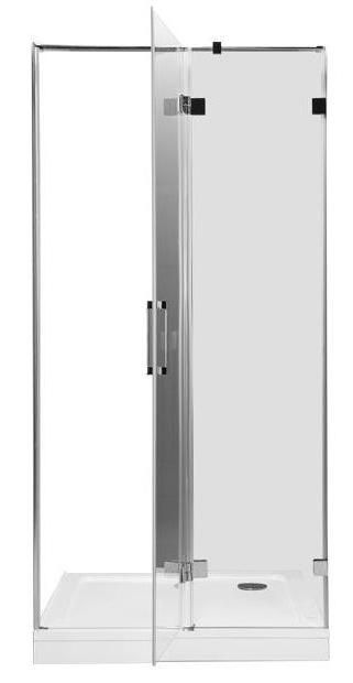 Душевая дверь в нишу Aquanet Beta 1000*2000 распашная L набор