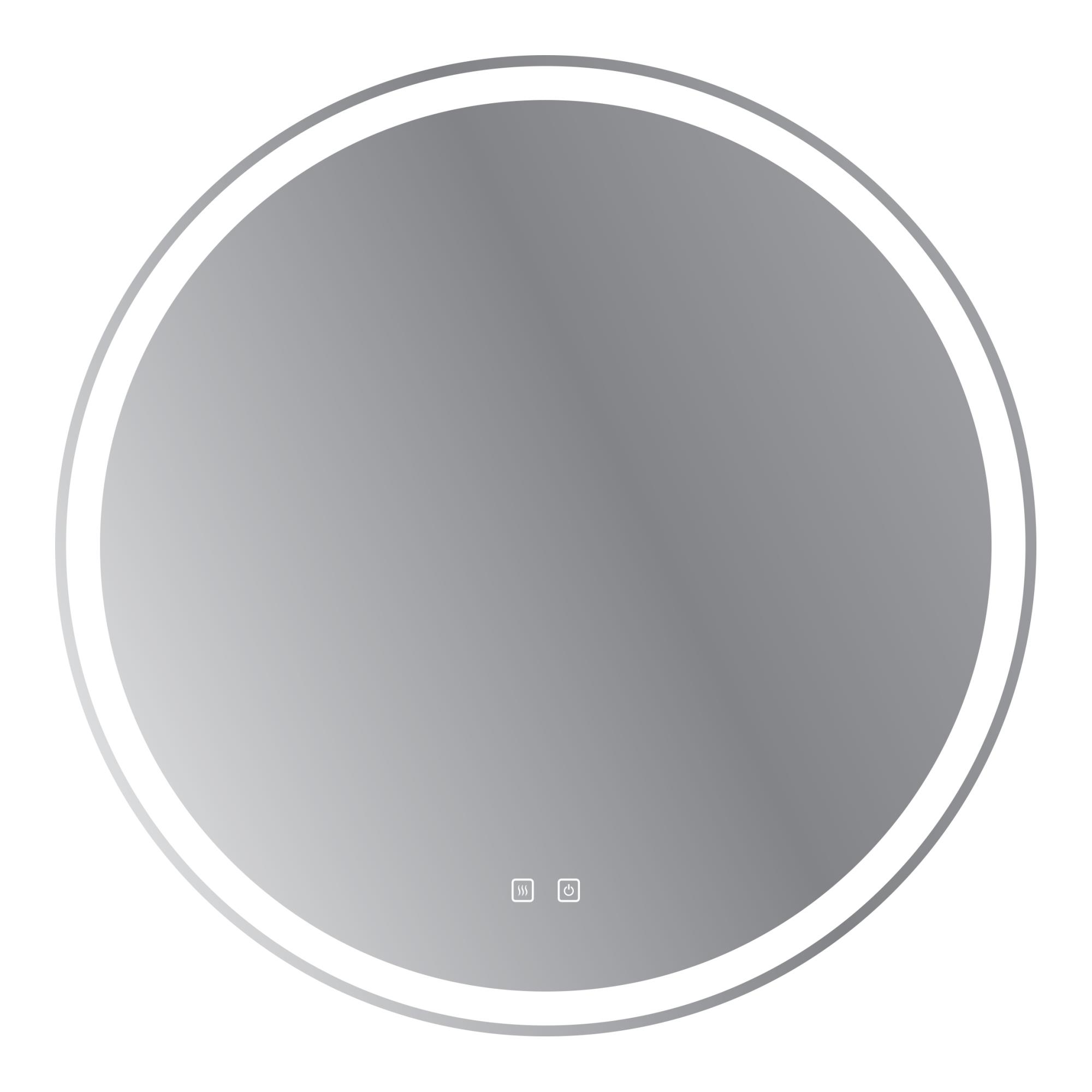 Зеркало BelBagno 70 см SPC-RNG-700-LED-TCH-SND с подсветкой, голосовым управлением и подогревом 