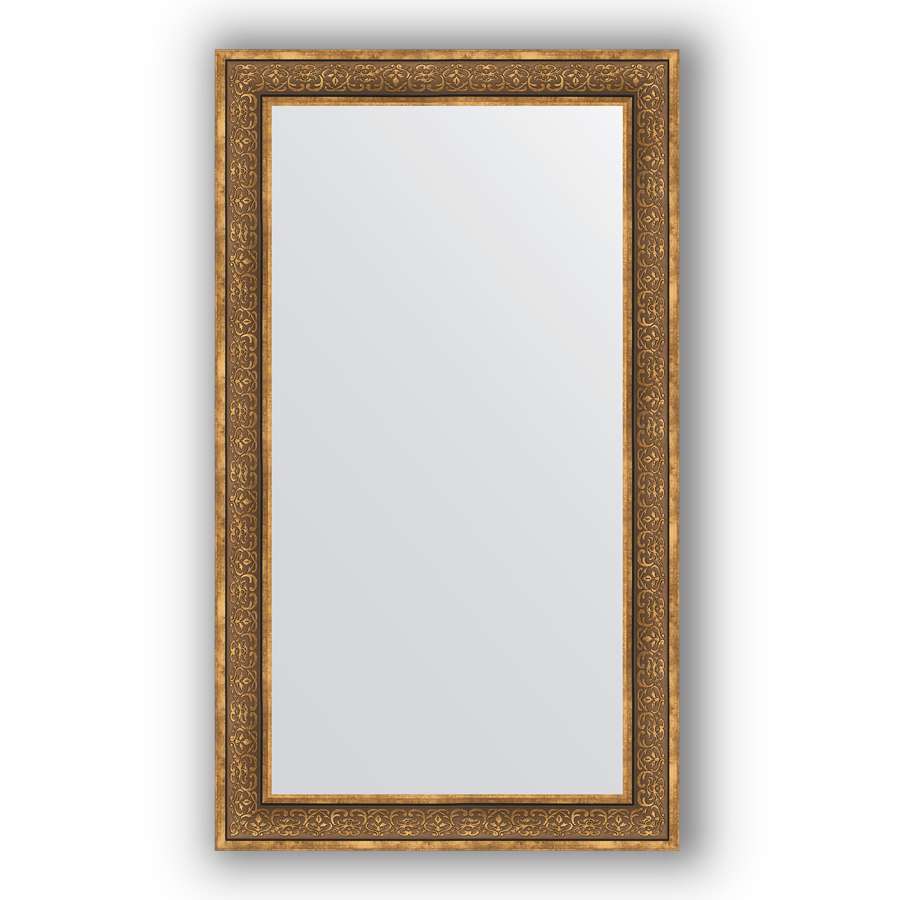 Зеркало в багетной раме Evoform Definite BY 3319 83 x 143 см, вензель бронзовый 