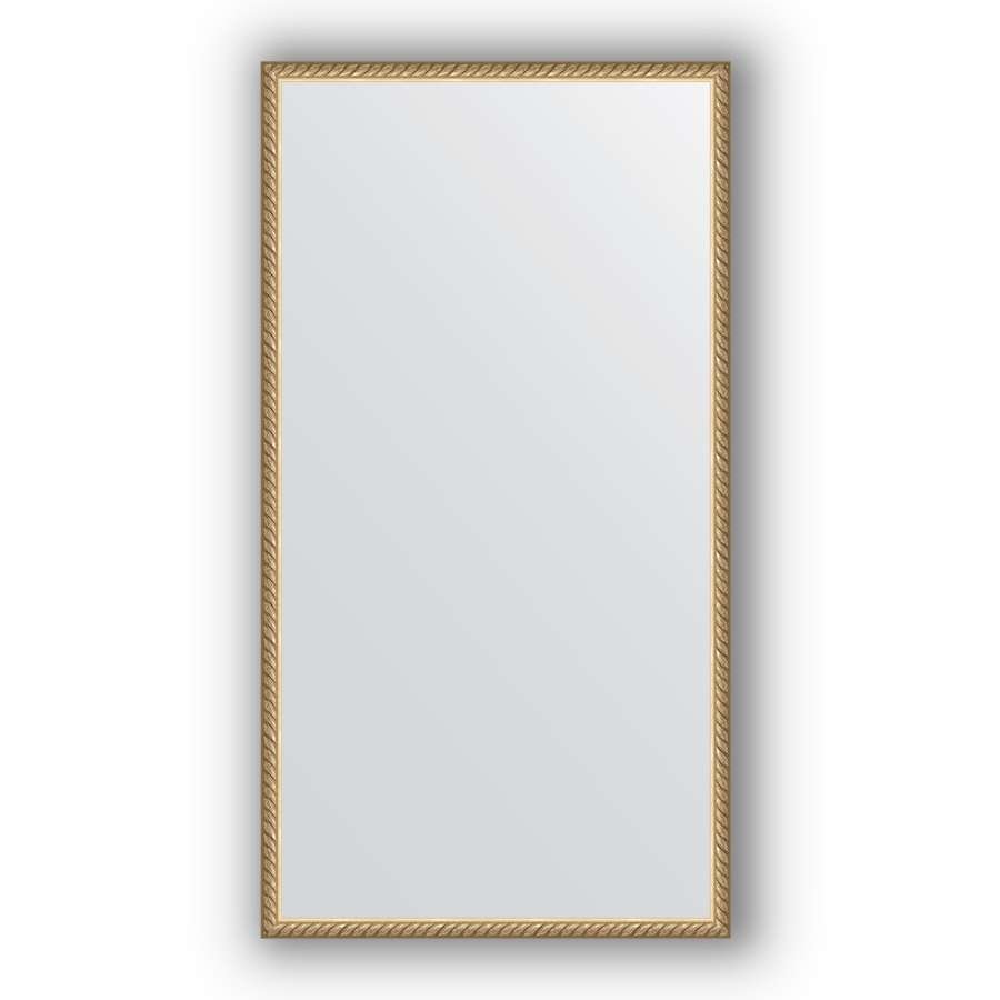 Зеркало в багетной раме Evoform Definite BY 0737 58 x 108 см, витая латунь 