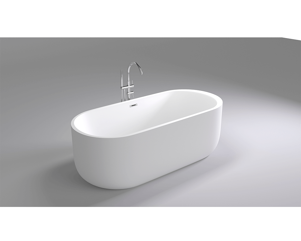 Акриловая ванна Black&White Swan 109SB00, 170x80 см, белая