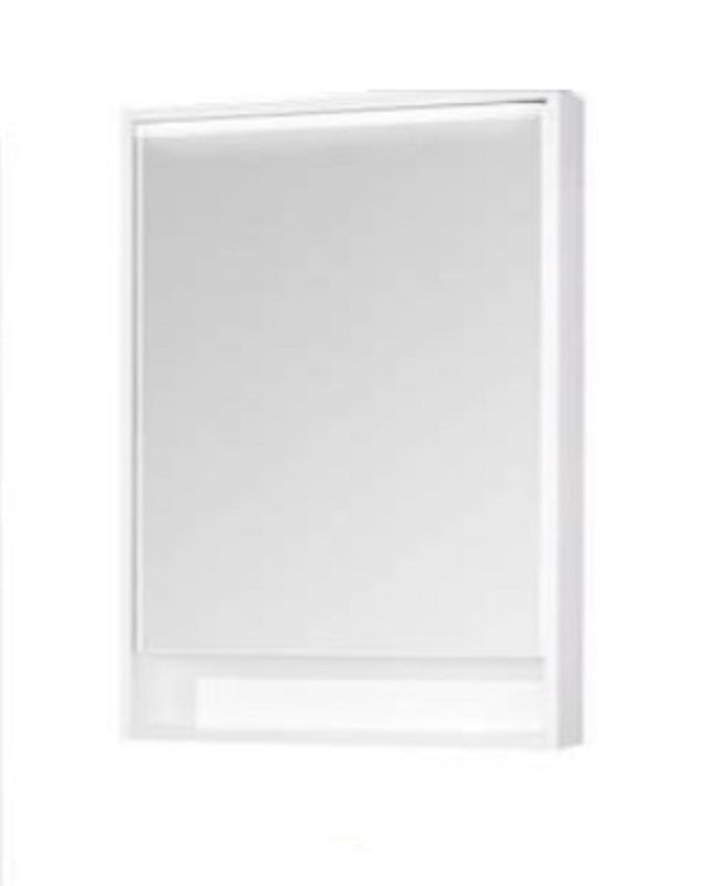Зеркальный шкаф Aquaton Капри 1A230302KP010 60 x 85 см с подсветкой, цвет белый глянцевый 