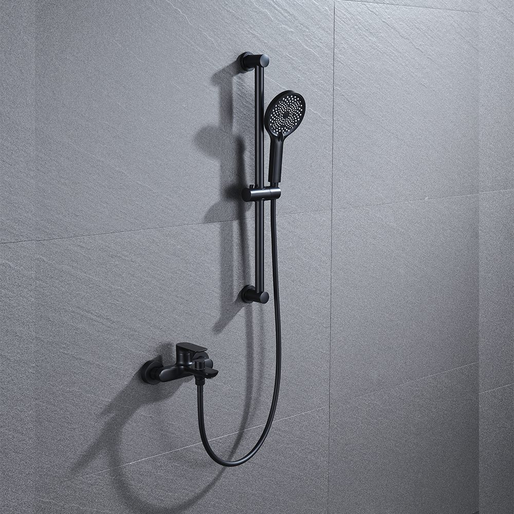 Смеситель для ванны с душем Black&White Universe UK8303B матовый черный