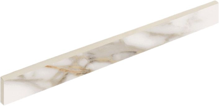 Плитка из керамогранита глянцевая Italon Шарм Эво 7.2x59 белый (610130000321)