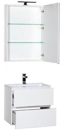 Комплект мебели для ванной Aquanet Алвита 60 белый